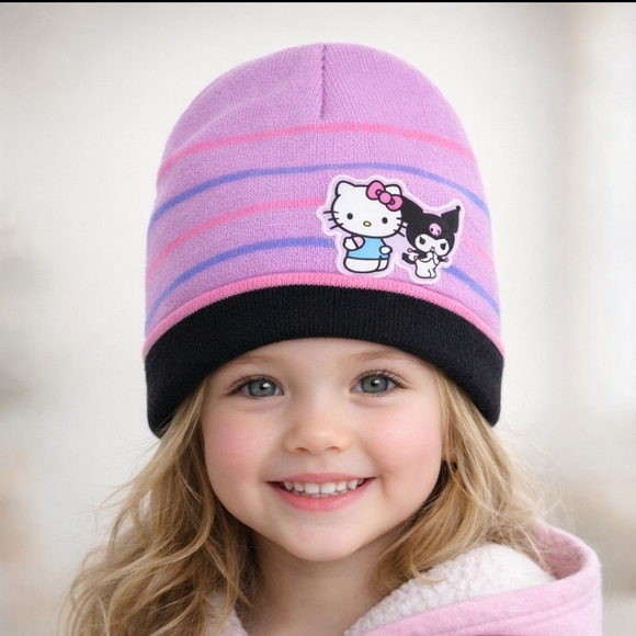 Sanrio Other - Hello Kitty Beanie Purple And Pink New